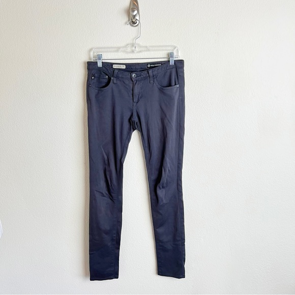 Ag Adriano Goldschmied Denim - Adriano Goldschmied Charcoal Grey ‘The Legging’ Jegging Skinny Jeans